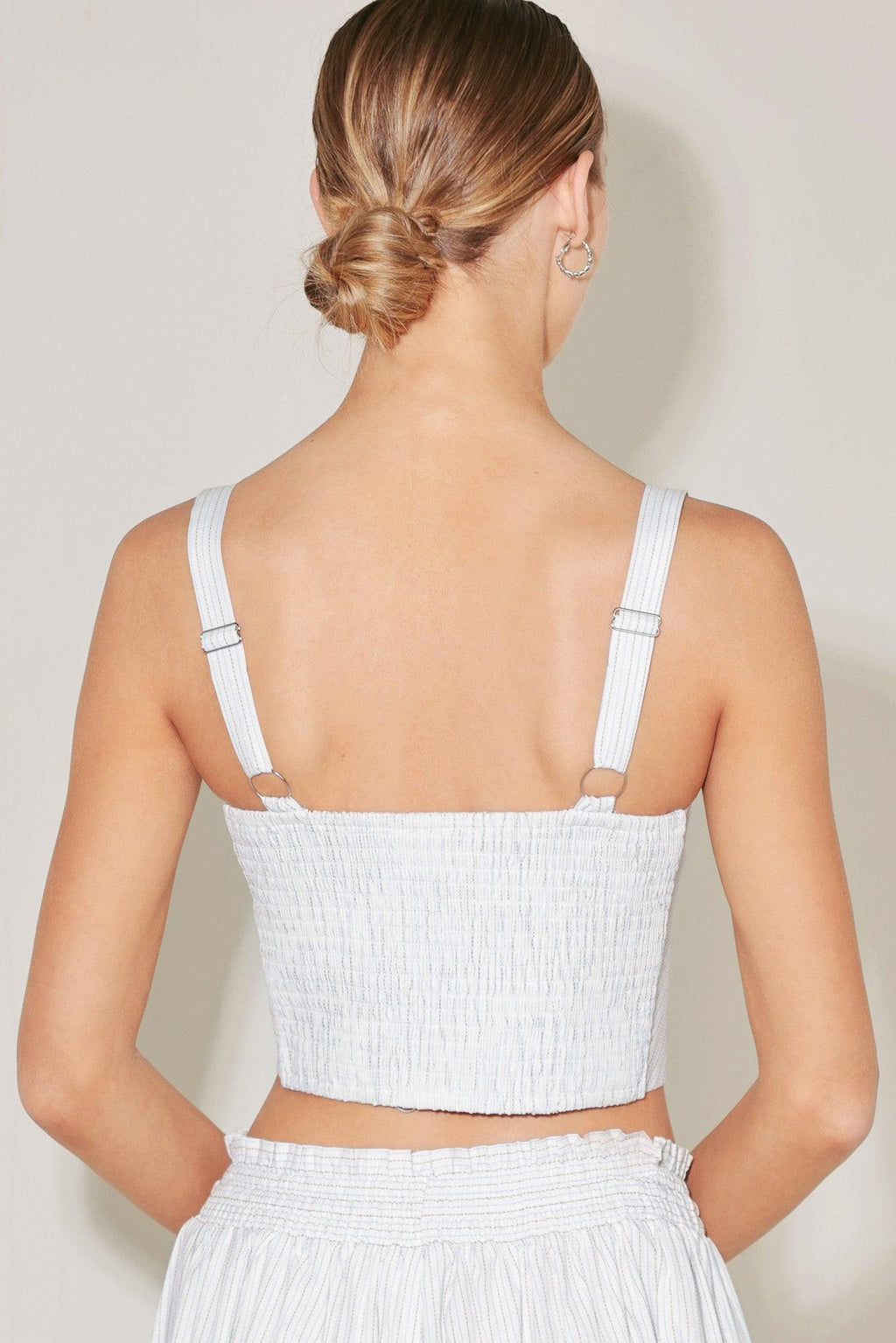 OCEAN BREEZE WOVEN CROP TOP Flying Tomato