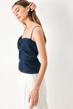SWEET KISS DENIM TOP Flying Tomato