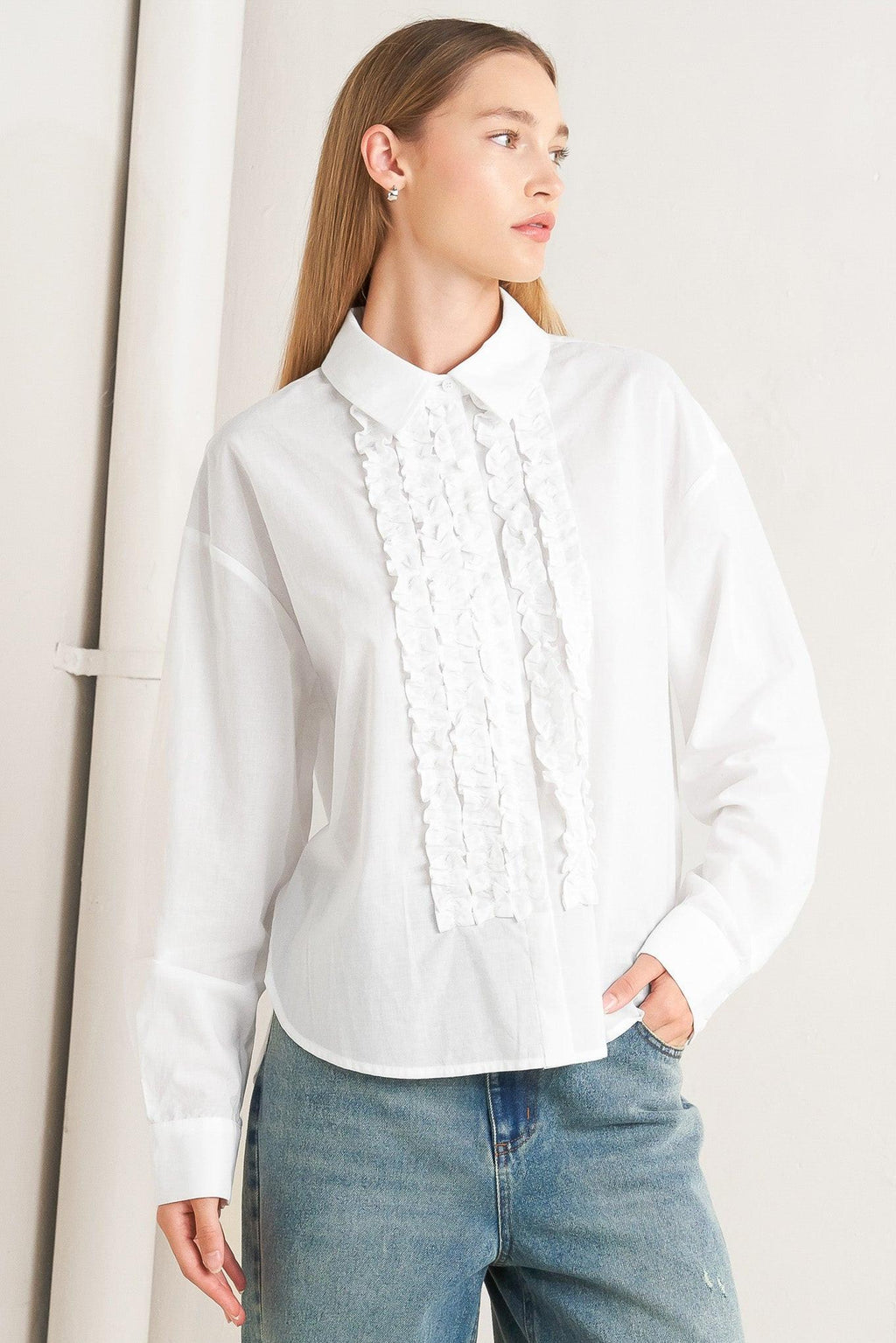 MODERN MUSE WOVEN TOP Flying Tomato