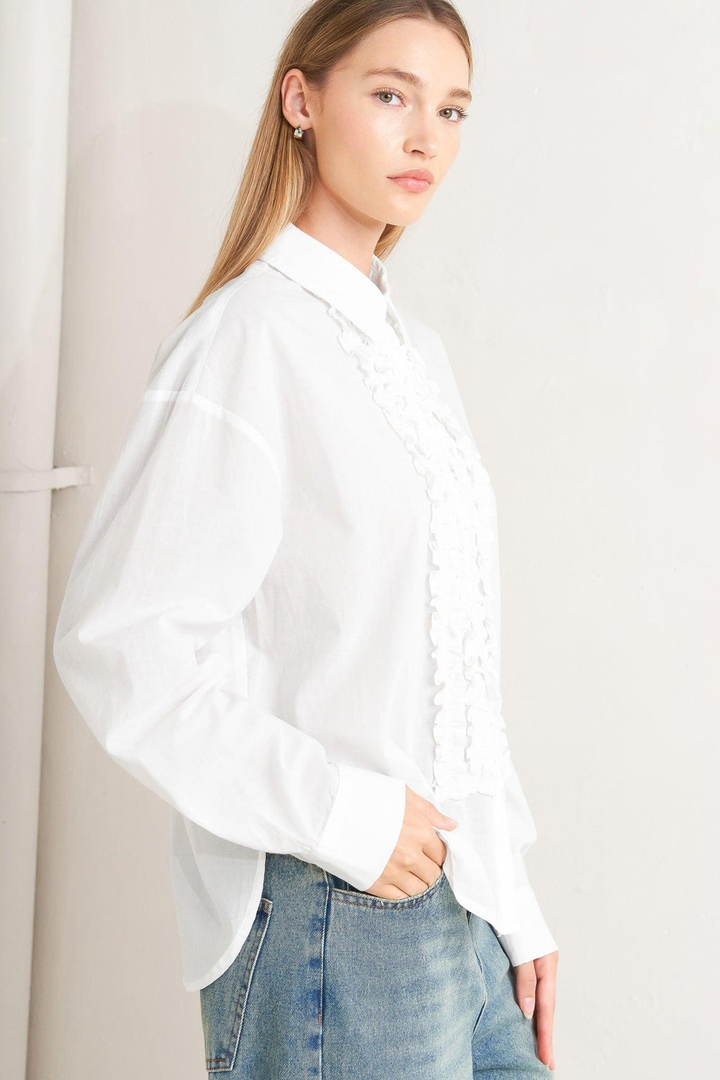 MODERN MUSE WOVEN TOP Flying Tomato