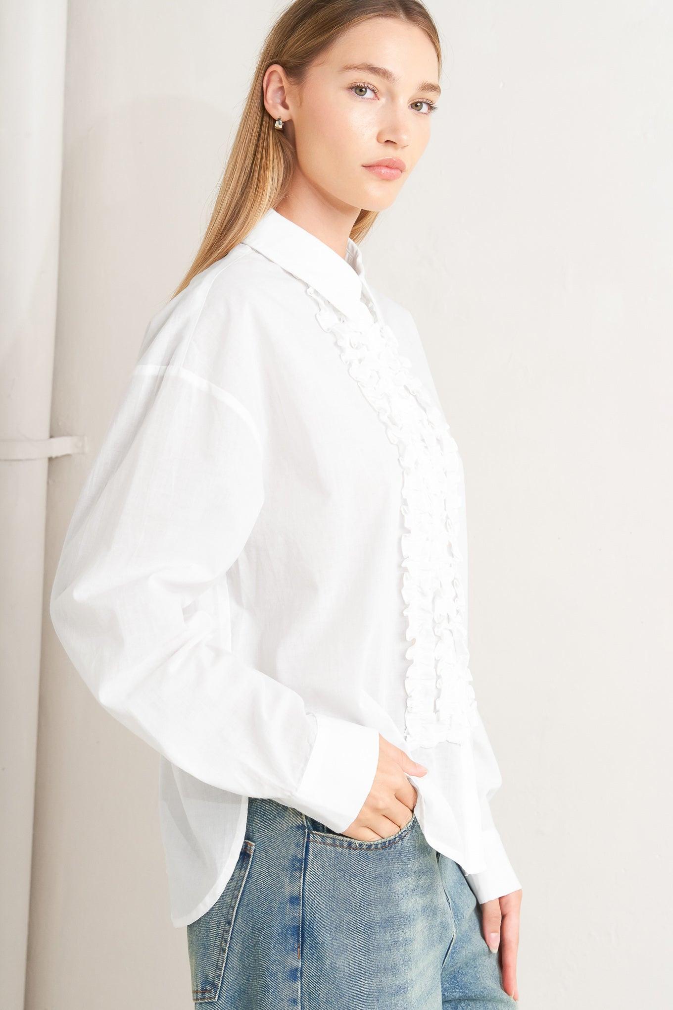 MODERN MUSE WOVEN TOP Flying Tomato
