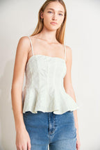 GRAND ENTRANCE WOVEN TOP Flying Tomato