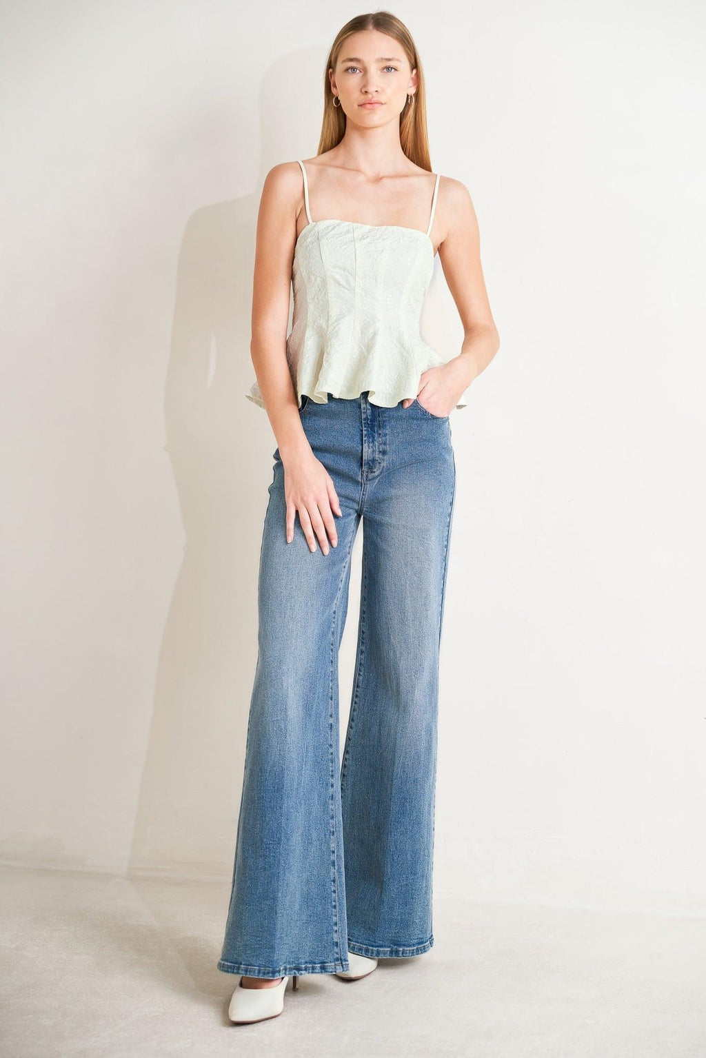 GRAND ENTRANCE WOVEN TOP Flying Tomato
