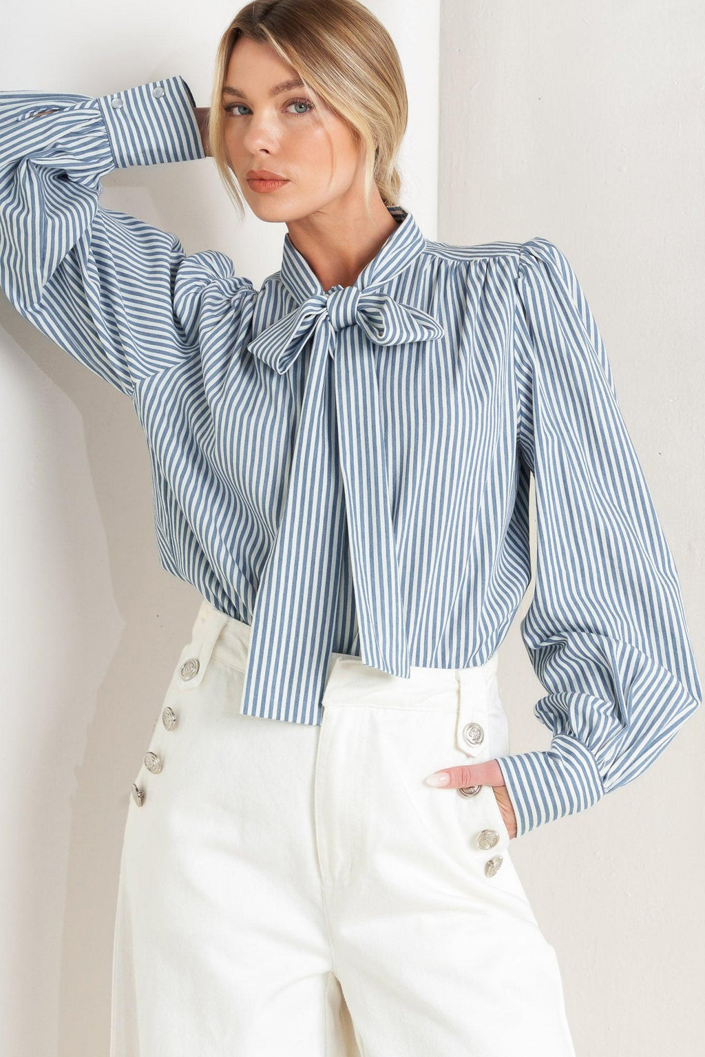 CHARMING INTENTIONS WOVEN TOP Flying Tomato