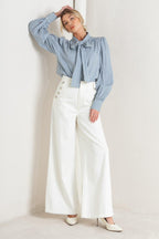 CHARMING INTENTIONS WOVEN TOP Flying Tomato