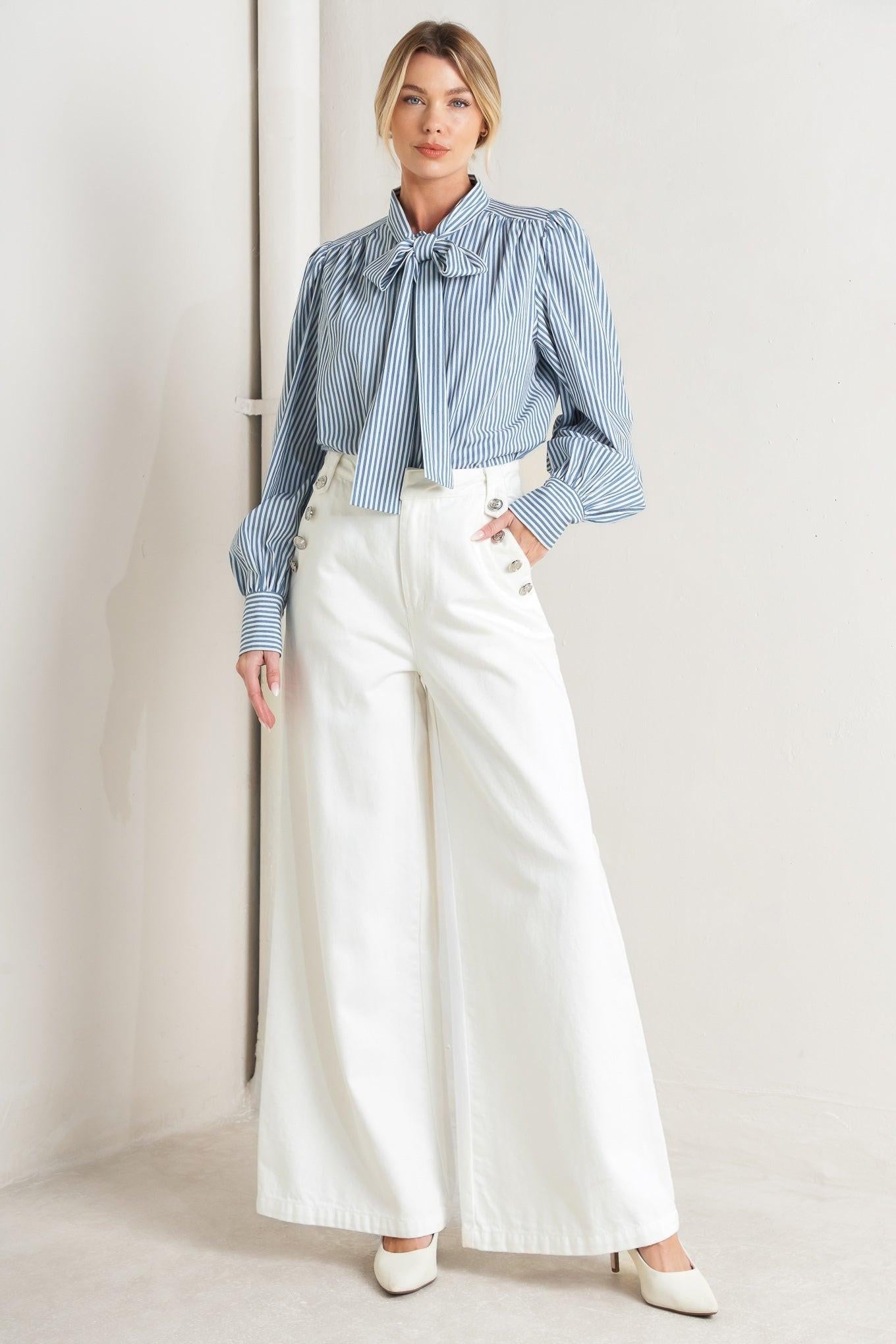 CHARMING INTENTIONS WOVEN TOP Flying Tomato