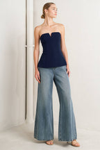 NOIR CONTOUR WOVEN TOP Flying Tomato