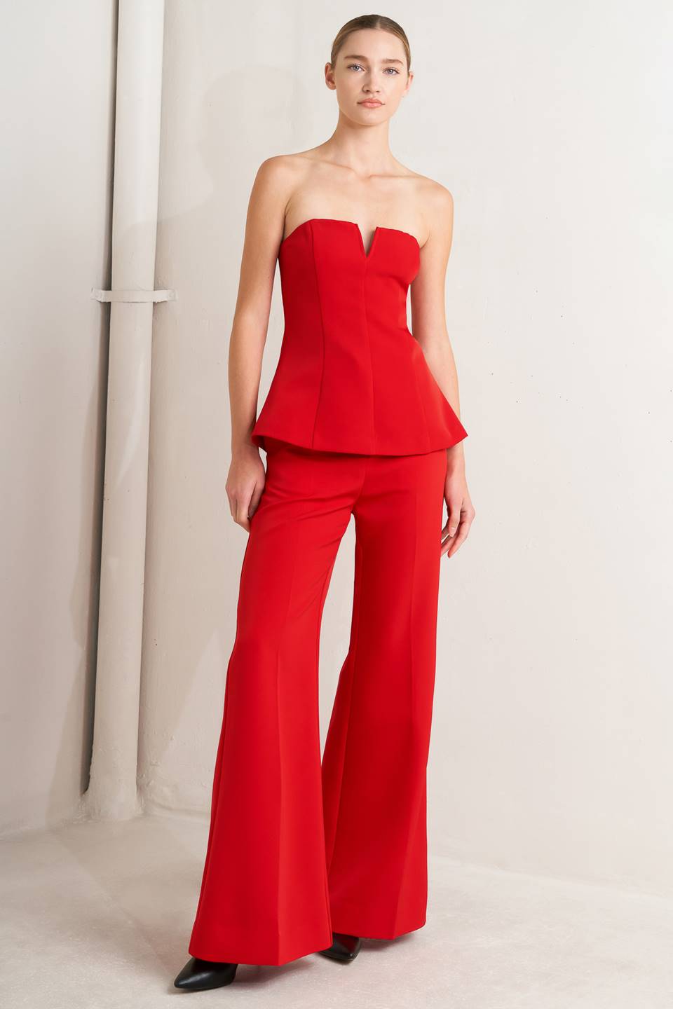 NOIR CONTOUR WOVEN TOP Flying Tomato