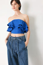ROYAL FLOW WOVEN TUBE TOP Flying Tomato