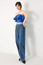 ROYAL FLOW WOVEN TUBE TOP Flying Tomato