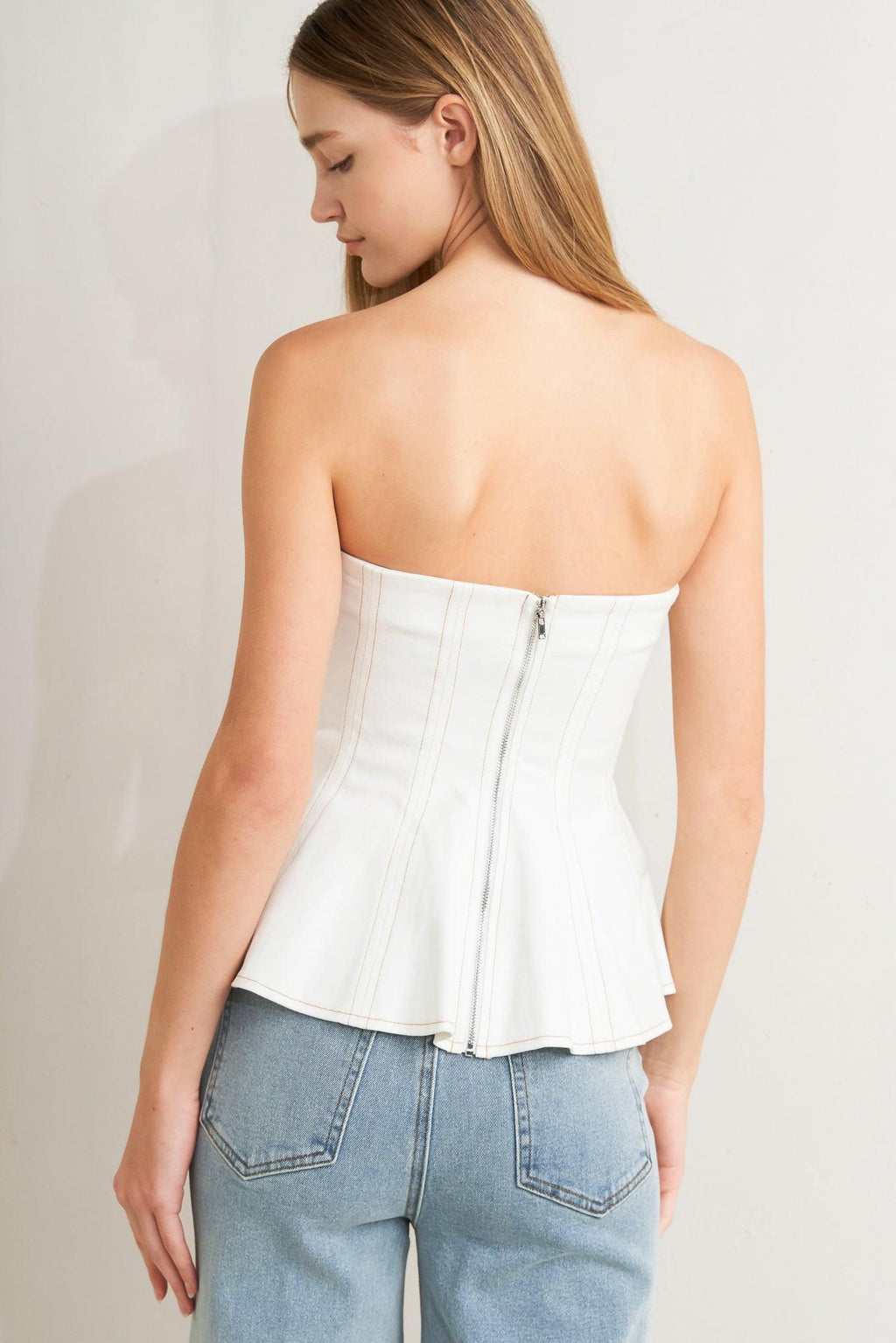 SUBTLE DRAMA WOVEN TOP Flying Tomato