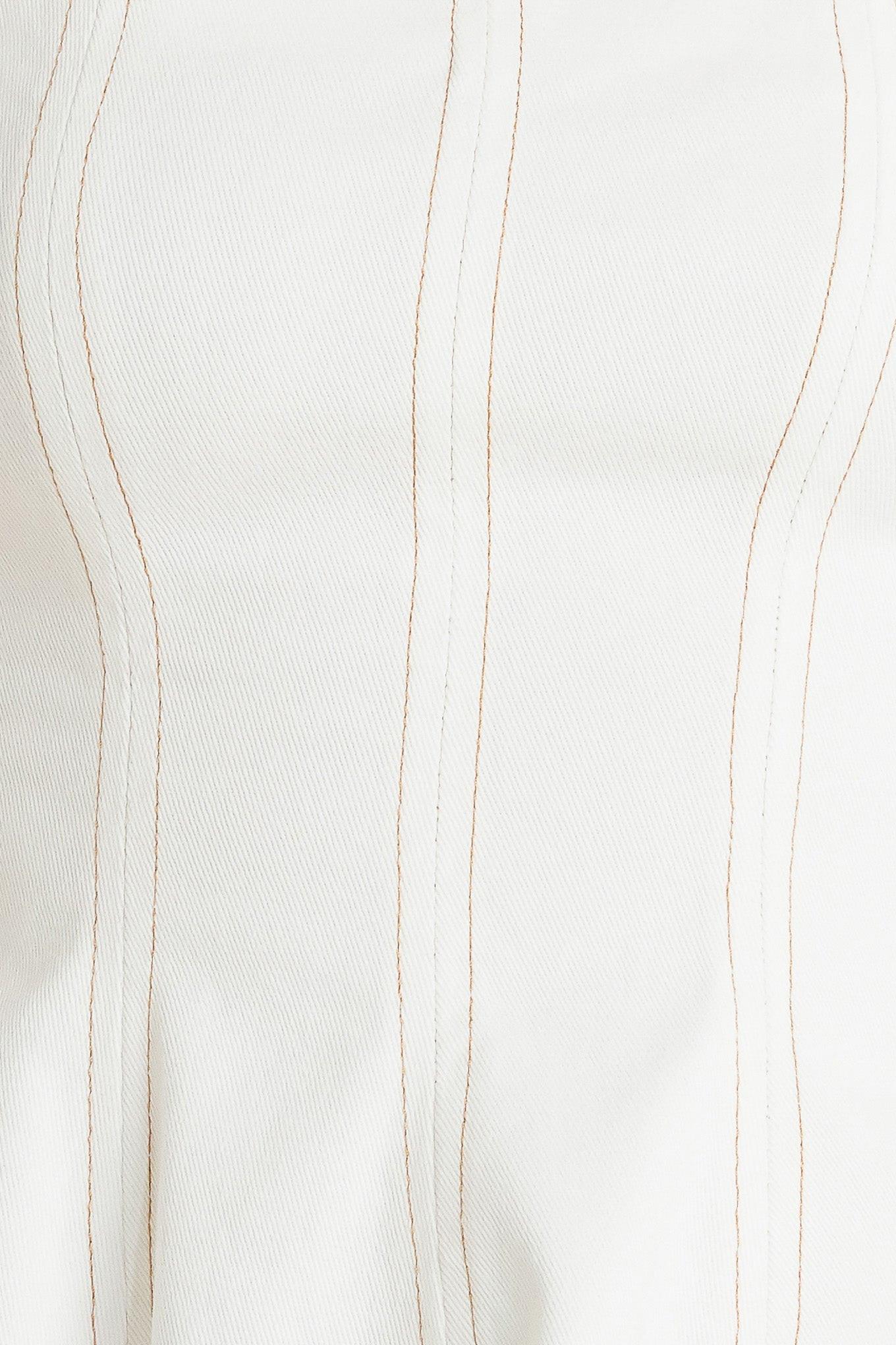 SUBTLE DRAMA WOVEN TOP Flying Tomato
