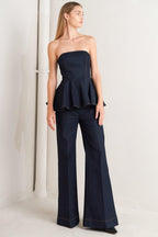 POWERED FEMME DENIM TOP Flying Tomato