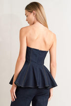 POWERED FEMME DENIM TOP Flying Tomato