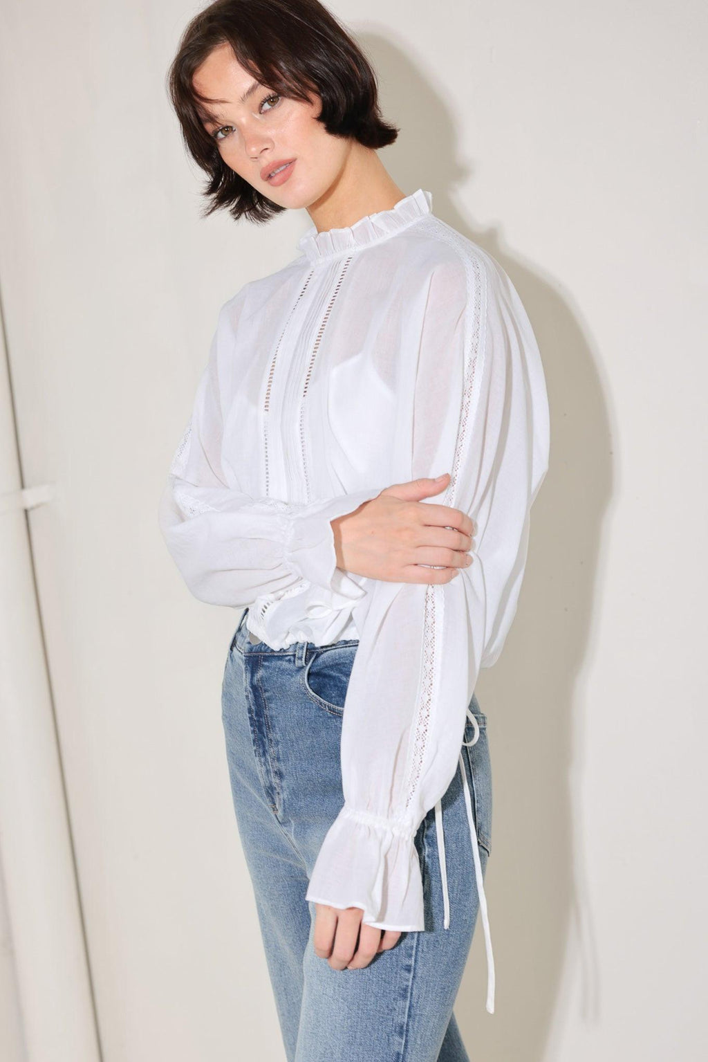 PURE ROMANCE WOVEN TOP Flying Tomato