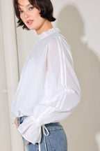PURE ROMANCE WOVEN TOP Flying Tomato