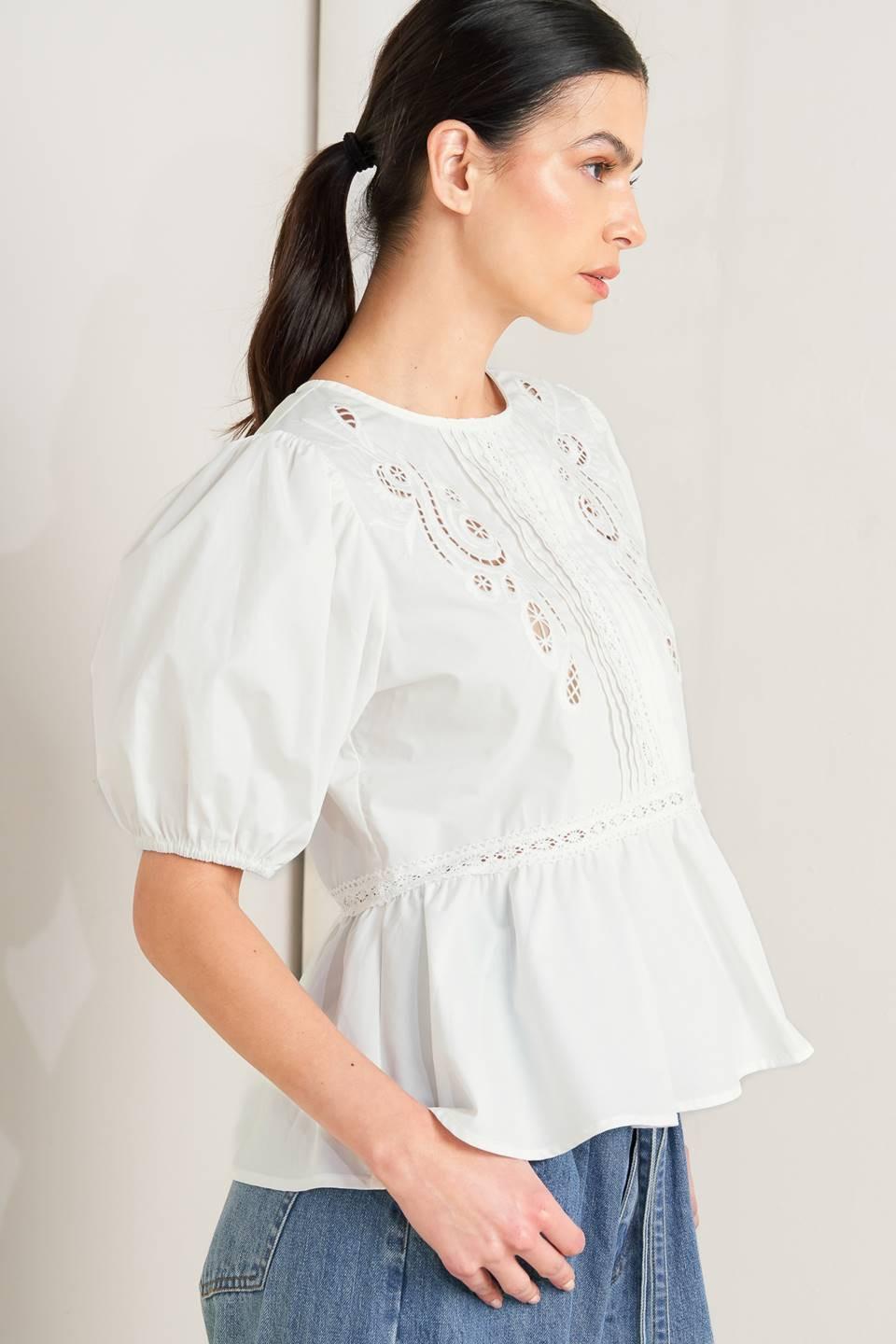 SILENT MORNING WOVEN TOP Flying Tomato
