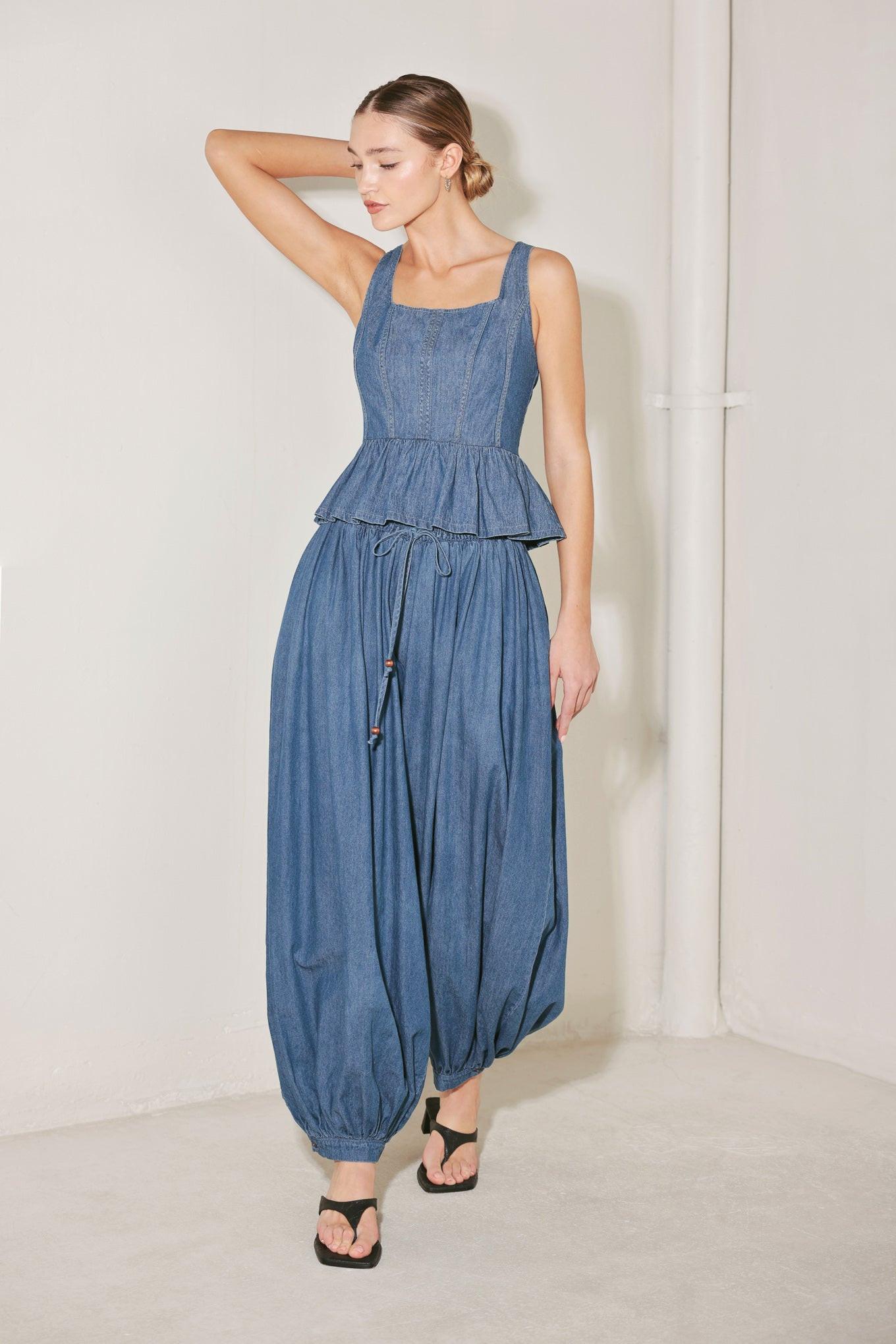 SOFT REBEL VOLUME WOVEN TOP Flying Tomato