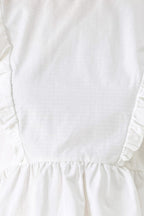 WHITE BLOSSOM WOVEN TOP Flying Tomato