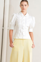 REFINED ROMANCE WOVEN TOP Flying Tomato