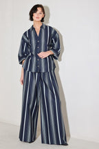 CITY STRIPE WOVEN TOP Flying Tomato