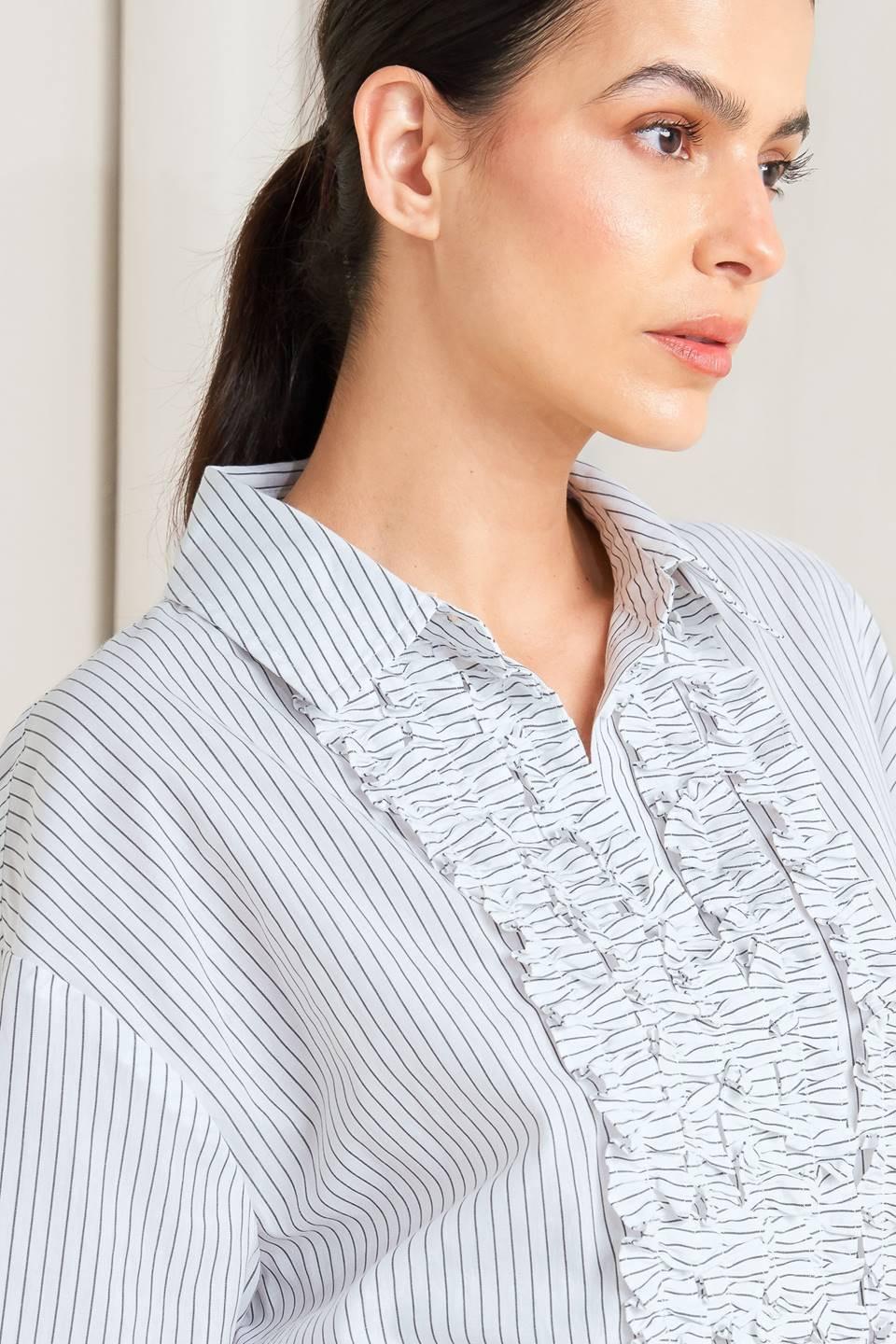 DAYLIGHT EDGE WOVEN TOP Flying Tomato