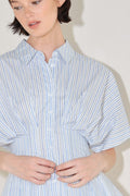 SKYLINE STRIPE WOVEN TOP Flying Tomato