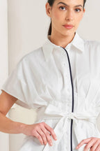 QUIET FORCE WOVEN TOP Flying Tomato