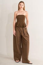 EFFORTLESS ELEGANCE WOVEN TUBE TOP Flying Tomato