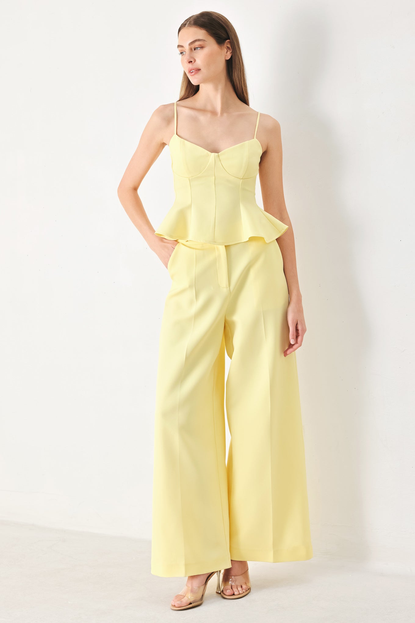 SWEET SUNSHINE WOVEN CAMI TOP Flying Tomato