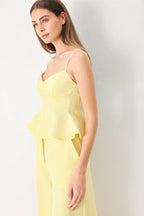 SWEET SUNSHINE WOVEN CAMI TOP Flying Tomato
