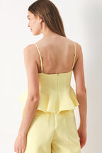 SWEET SUNSHINE WOVEN CAMI TOP Flying Tomato