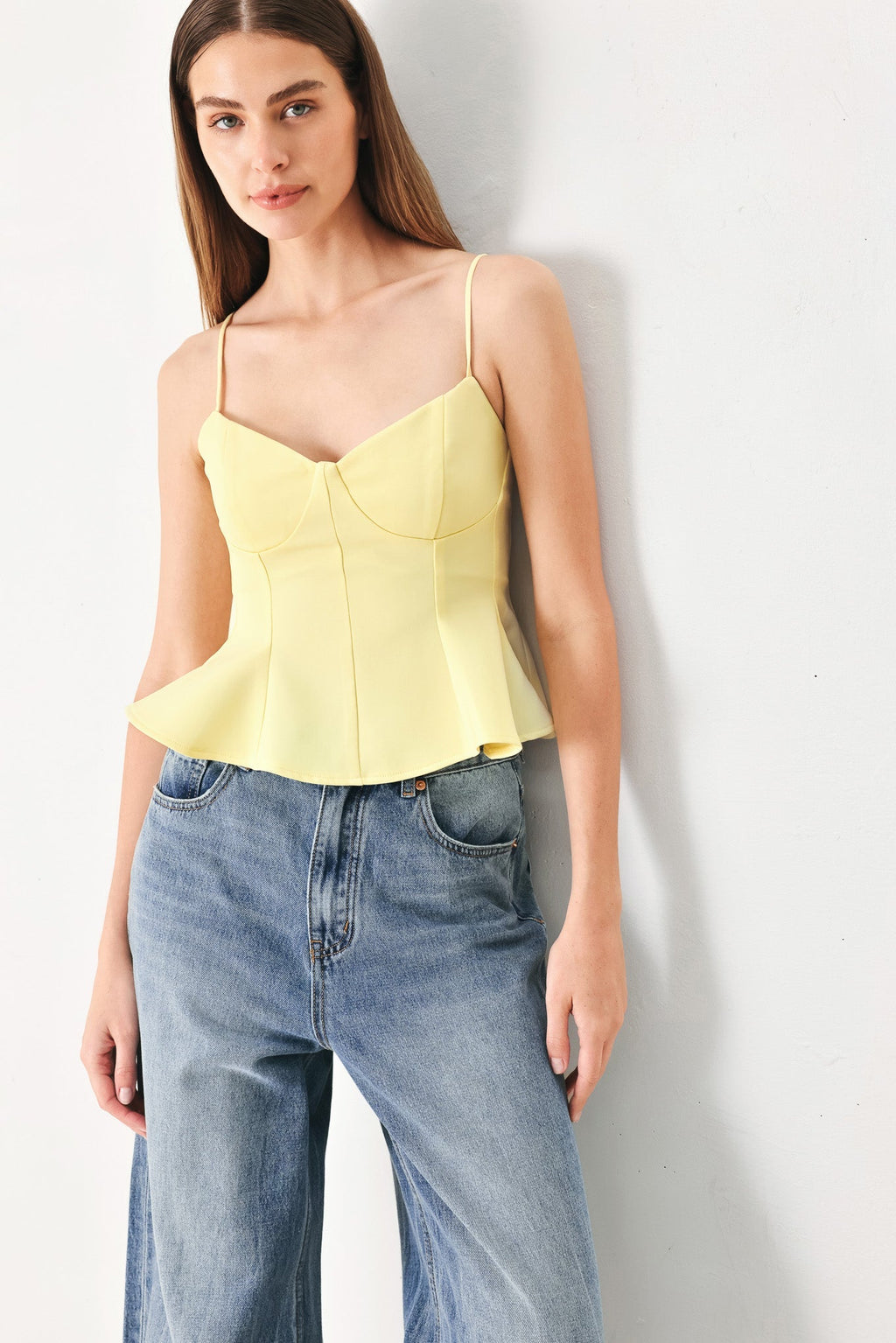 SWEET SUNSHINE WOVEN CAMI TOP Flying Tomato