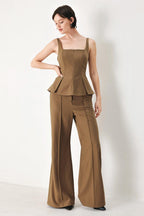 RICH SILHOUETTE WOVEN TOP Flying Tomato