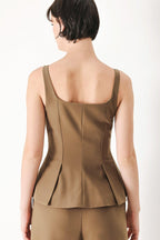 RICH SILHOUETTE WOVEN TOP Flying Tomato