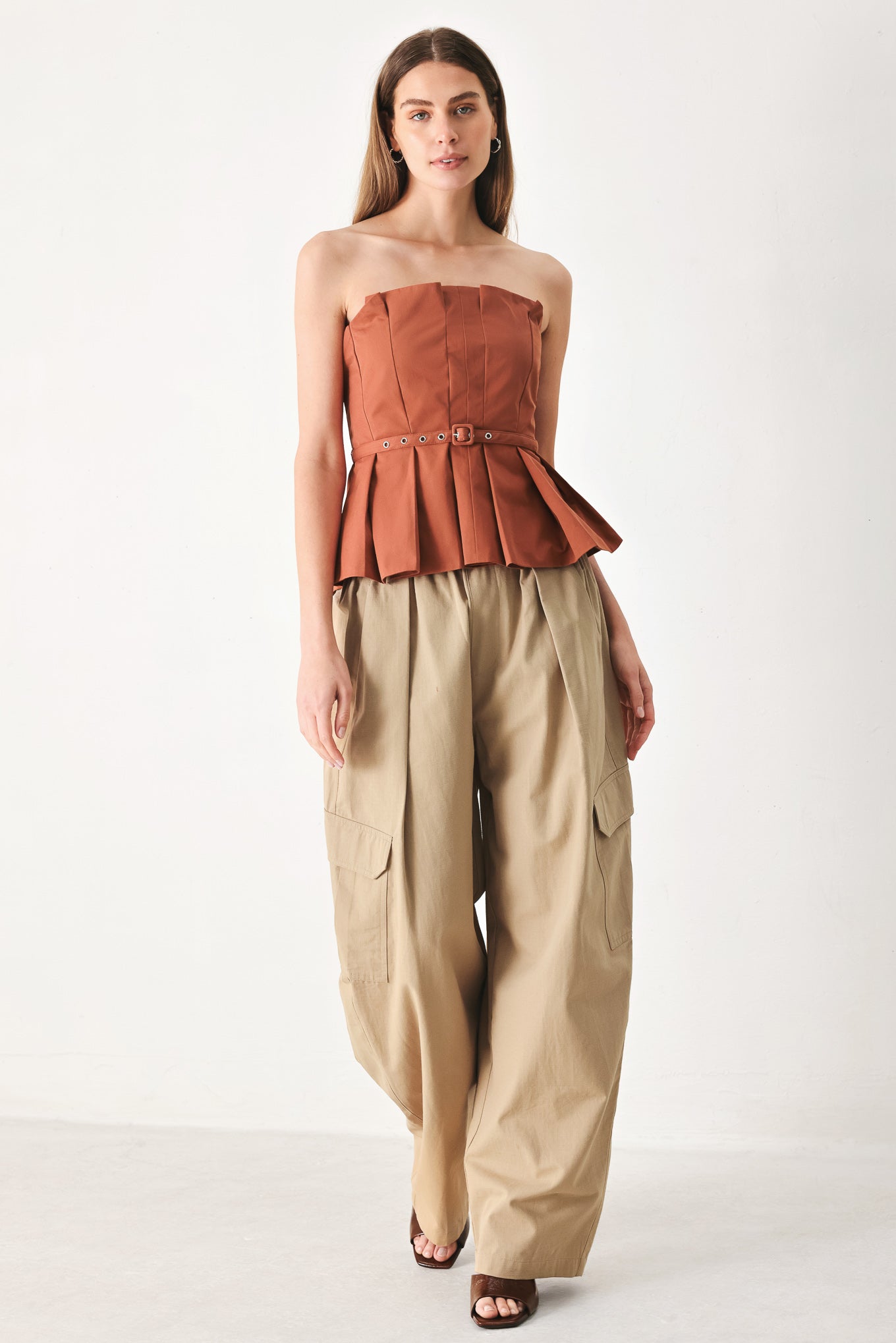 PURE FRAME WOVEN TUBE TOP Flying Tomato