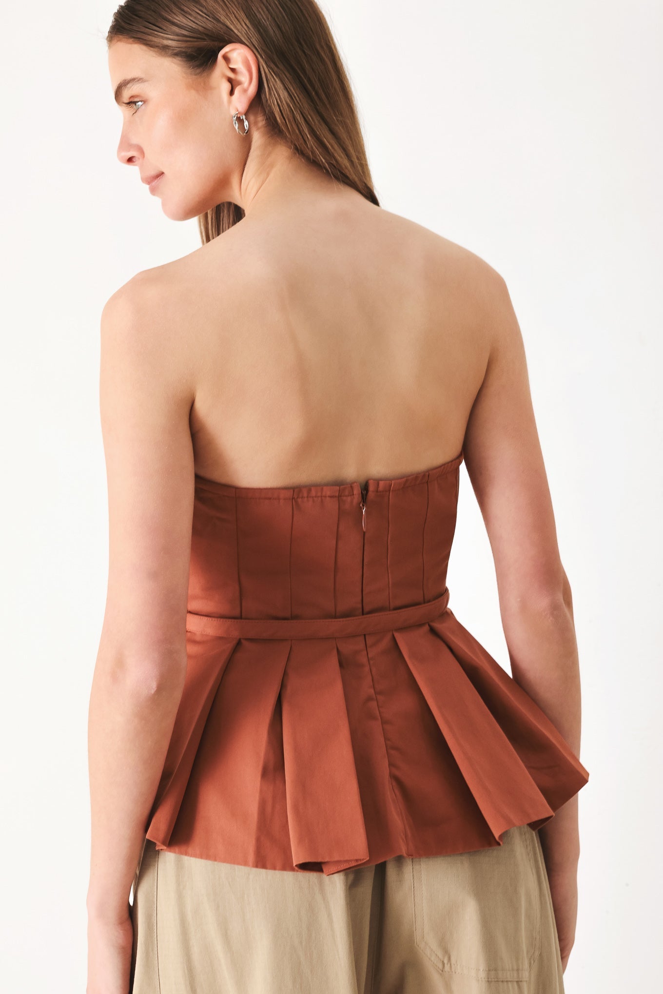 PURE FRAME WOVEN TUBE TOP Flying Tomato