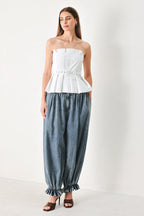 PURE FRAME WOVEN TUBE TOP Flying Tomato
