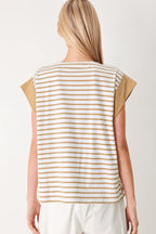 SUNSET MOOD STRIP KNIT TOP Flying Tomato