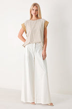 SUNSET MOOD STRIP KNIT TOP Flying Tomato