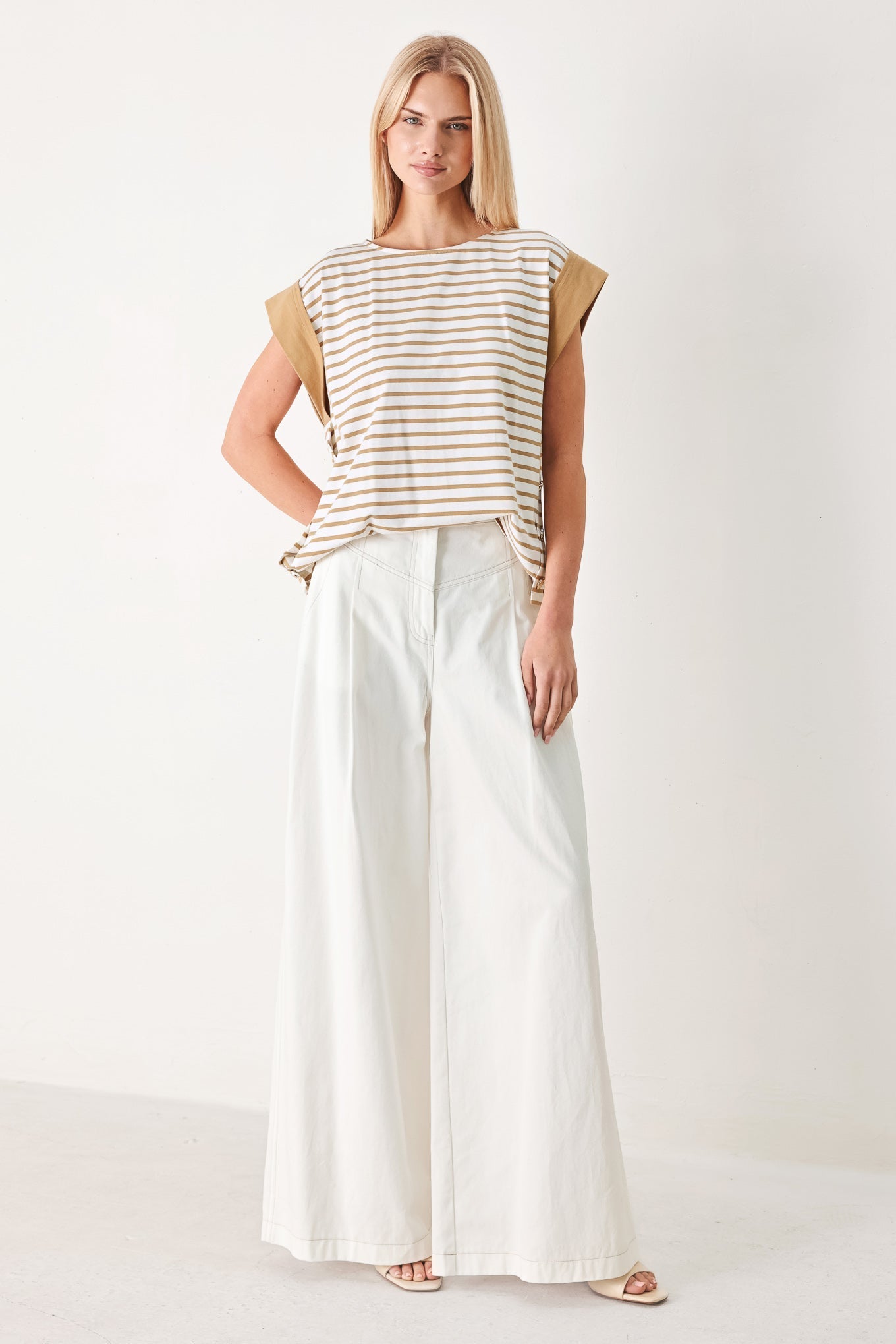 SUNSET MOOD STRIP KNIT TOP Flying Tomato
