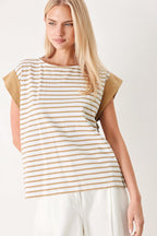 SUNSET MOOD STRIP KNIT TOP Flying Tomato
