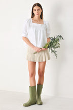 PURE VOLUME WOVEN TOP Flying Tomato