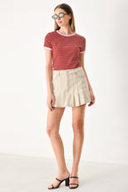 SWEET DAYDREAM STRIP KNIT TOP Flying Tomato
