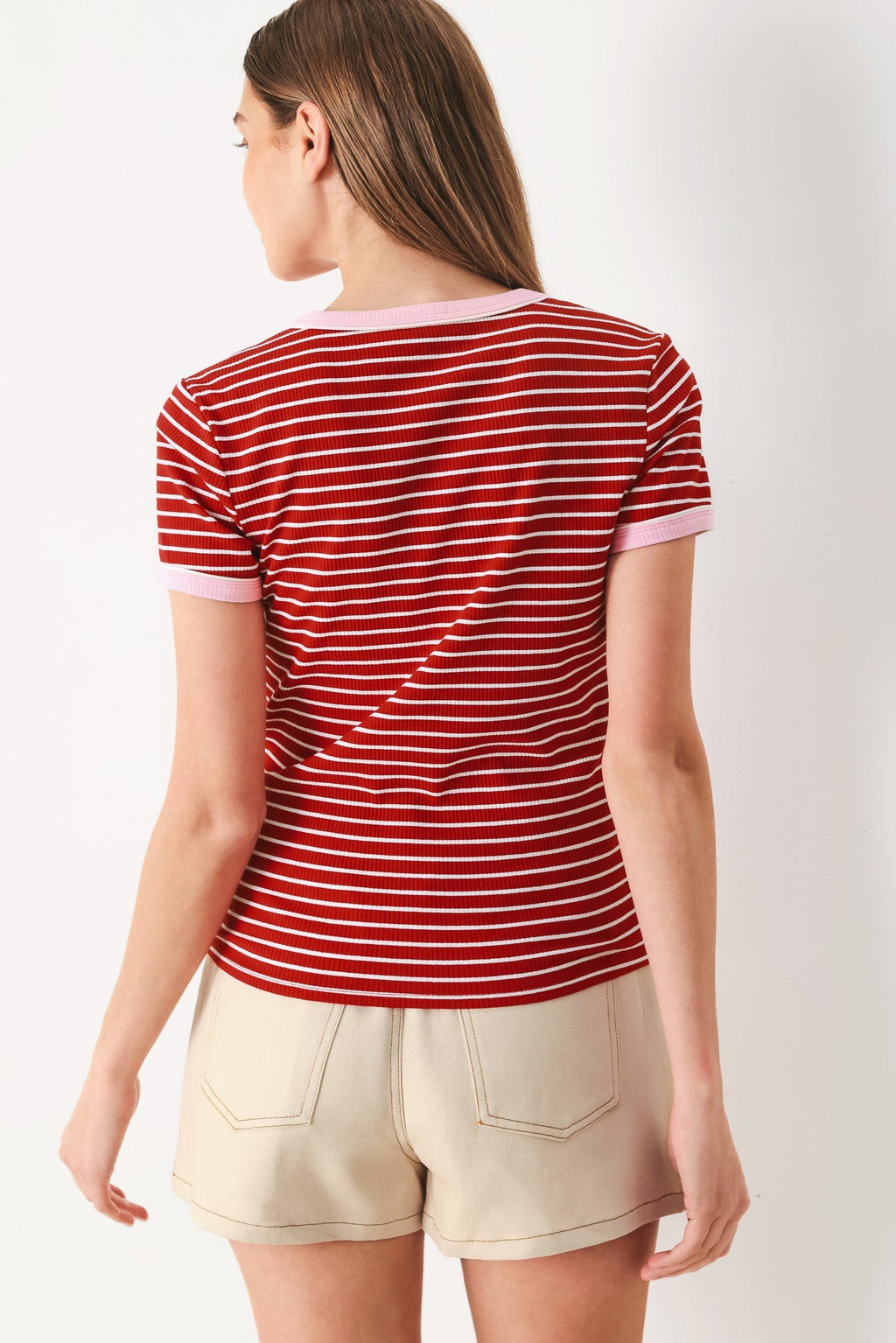 SWEET DAYDREAM STRIP KNIT TOP Flying Tomato