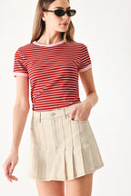 SWEET DAYDREAM STRIP KNIT TOP Flying Tomato