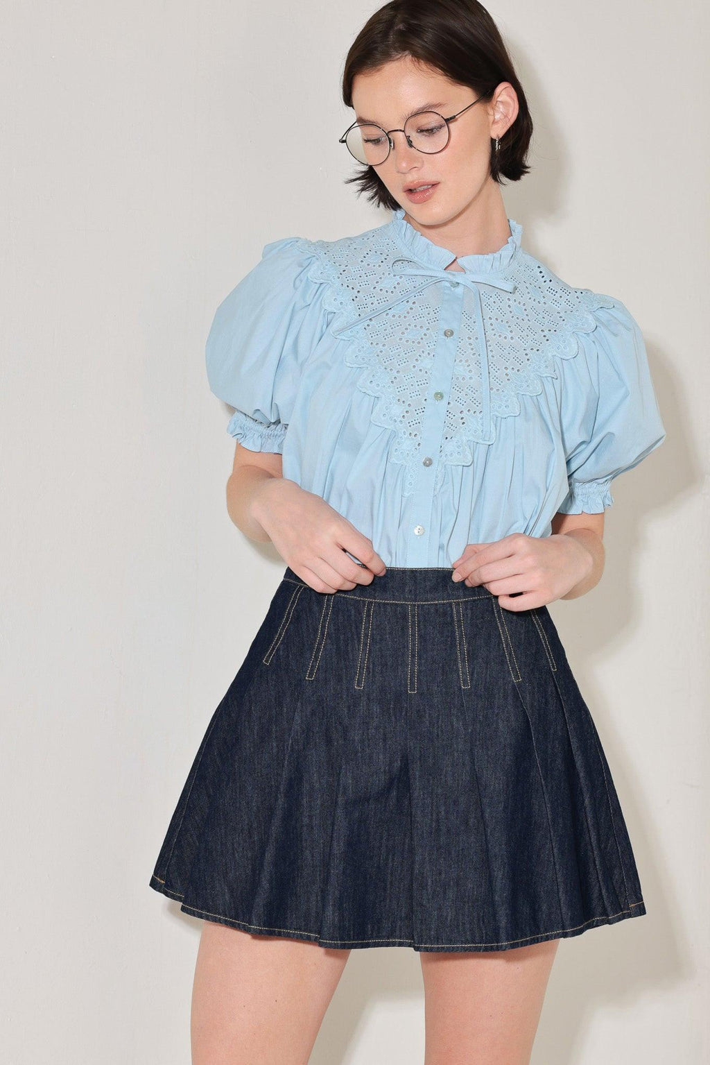[PREORDER] SWEET NOTE MOMENT WOVEN TOP Flying Tomato