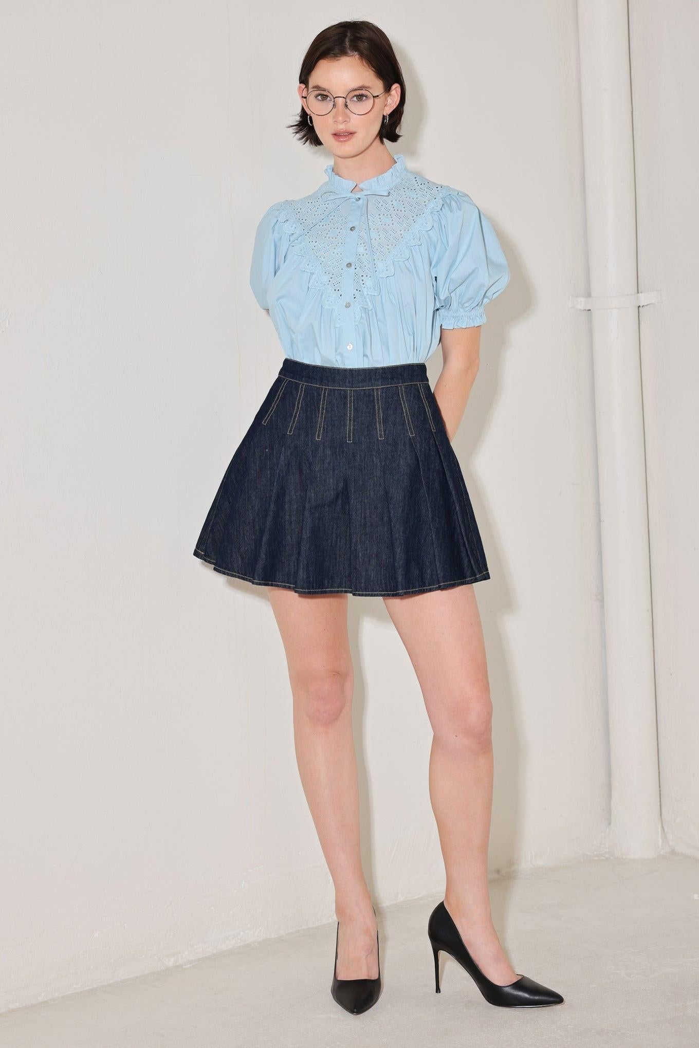 [PREORDER] SWEET NOTE MOMENT WOVEN TOP Flying Tomato