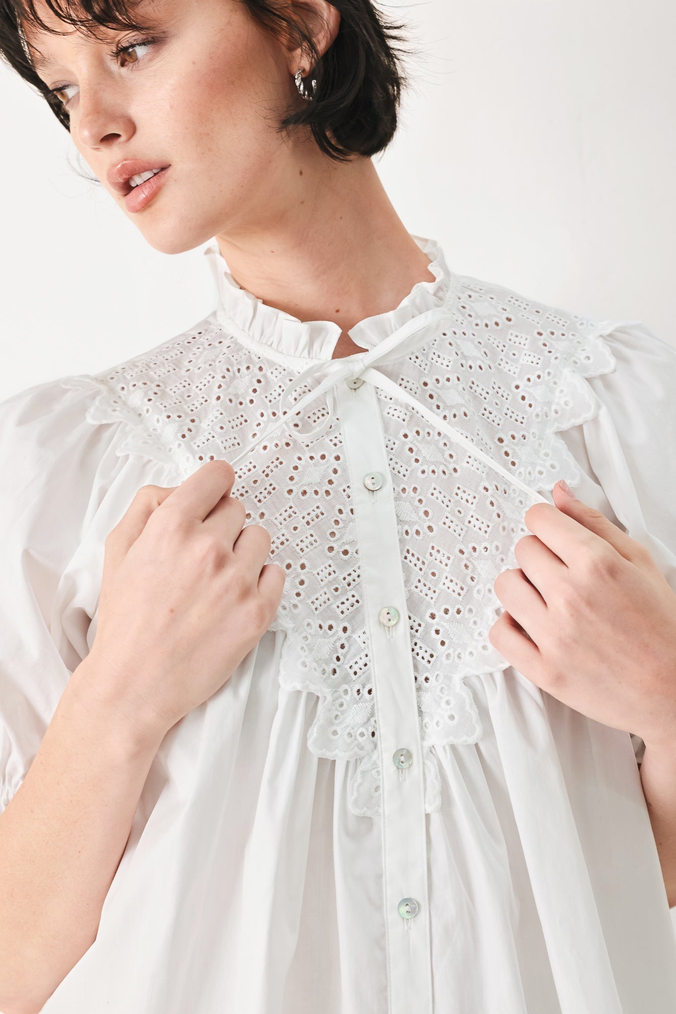 [PREORDER] SWEET NOTE MOMENT WOVEN TOP Flying Tomato