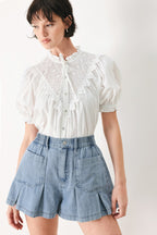[PREORDER] SWEET NOTE MOMENT WOVEN TOP Flying Tomato